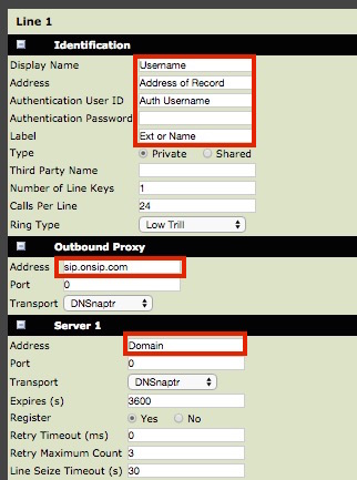 onsip polycom boot server