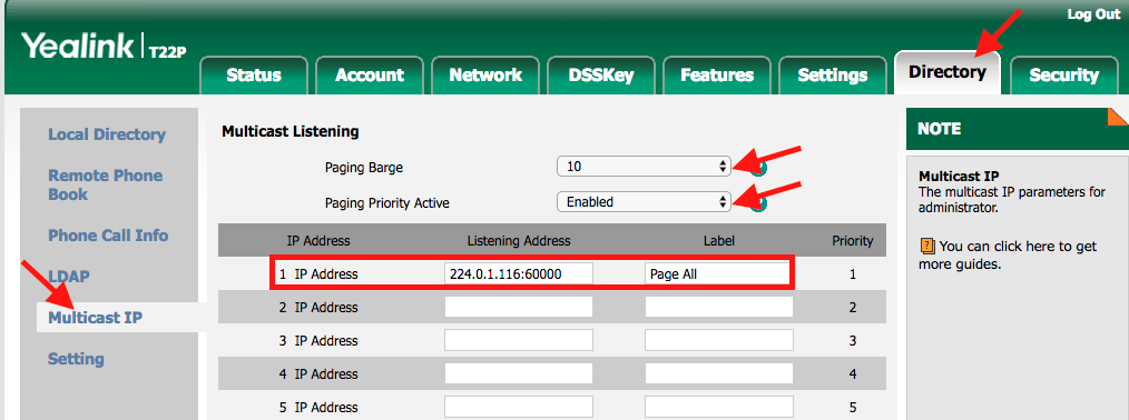 yealink config file time zone parameter