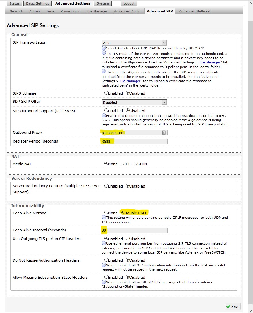 onsip connect to ip phone