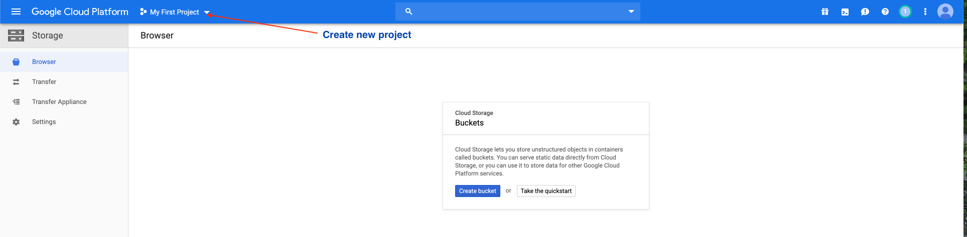 Как загрузить файл в google cloud storage