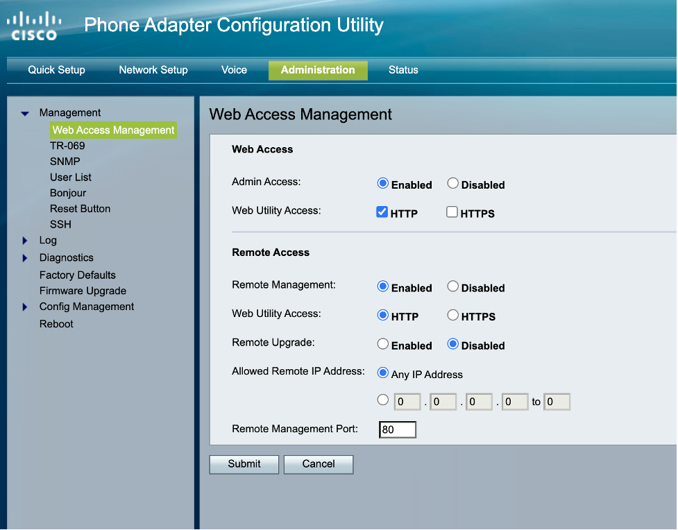 onsip server port