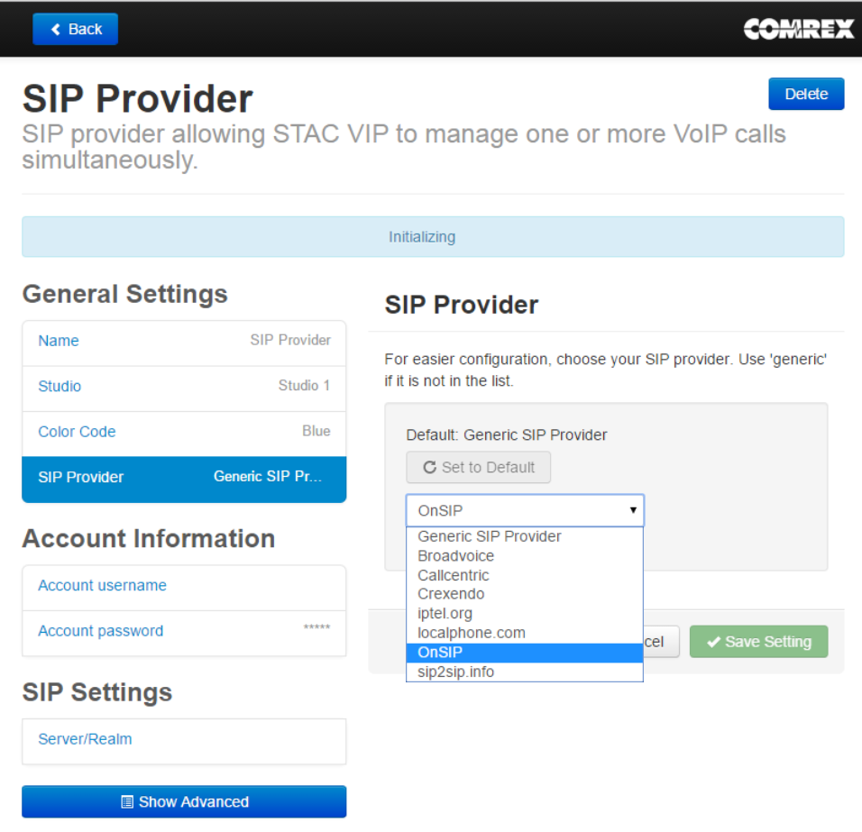 Comrex Stac Vip And Vh2 Onsip Support