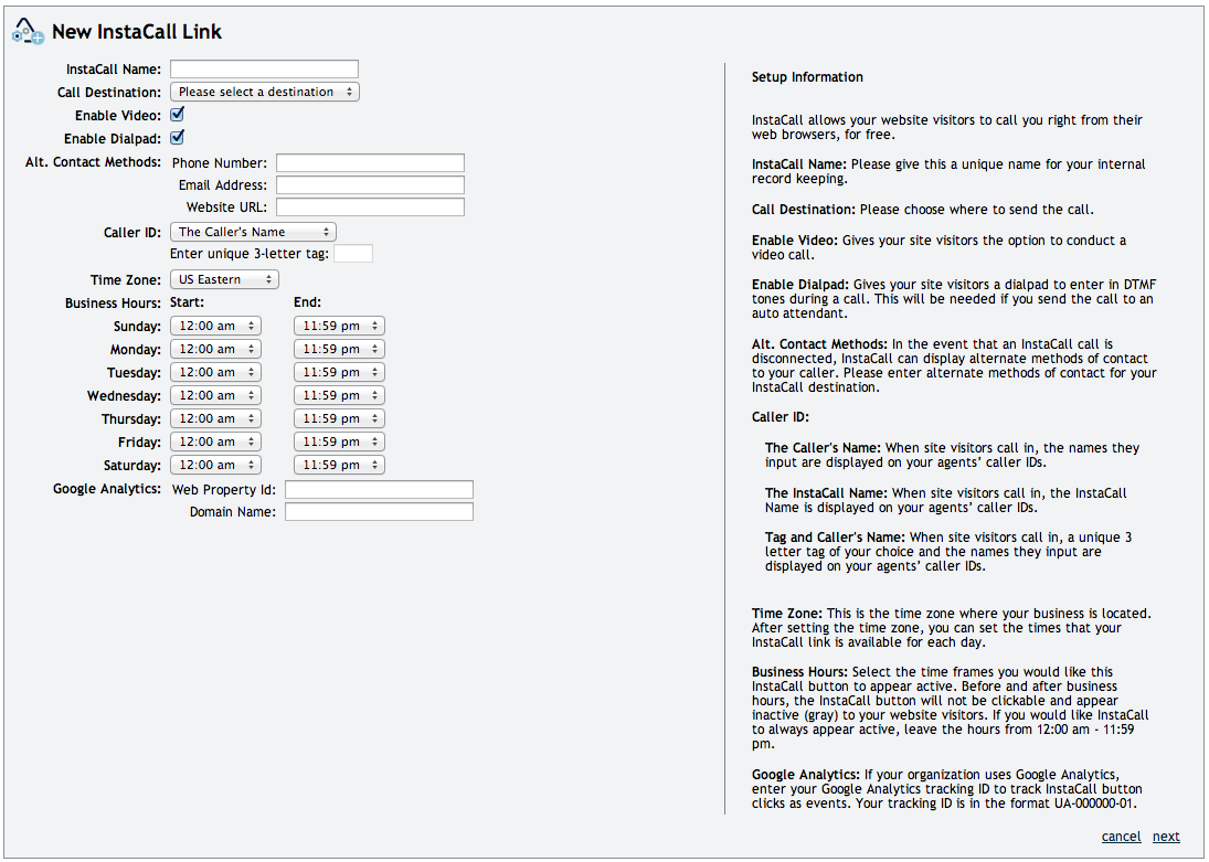 instacall onsip webrtc